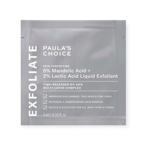 Paula's Choice 6% Mandelic Acid+ 2% Lactic Acid Liquid Exfoliant Sample 3 ml